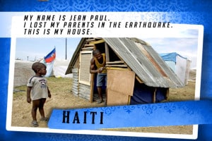 This is my House in Haiti Blue | Shelter The World