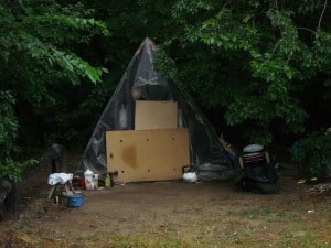 Hungary - living in a tent