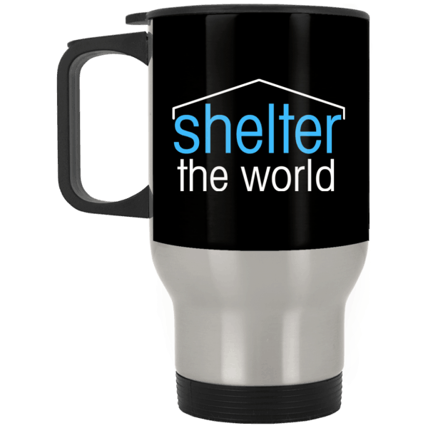 Silver Stainless Travel Mug for CHARITY