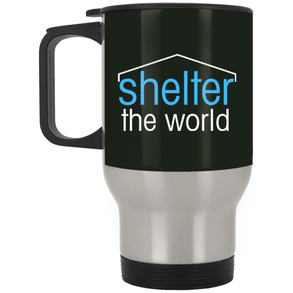 Silver Stainless Travel Mug for CHARITY