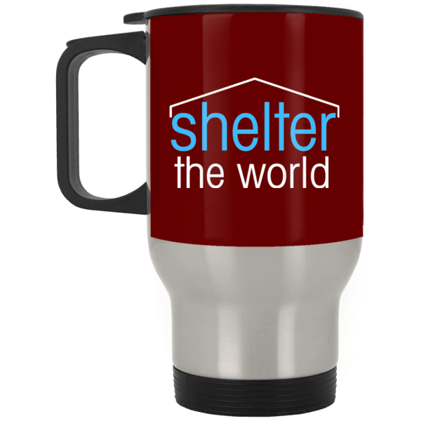 Silver Stainless Travel Mug for CHARITY