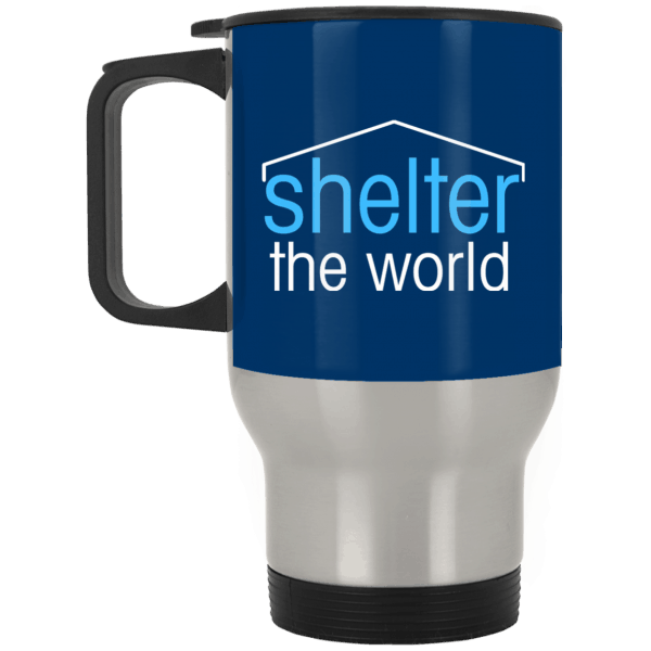 Silver Stainless Travel Mug for CHARITY