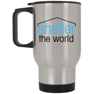 Silver Stainless Travel Mug for CHARITY