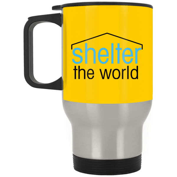 Silver Stainless Travel Mug for CHARITY