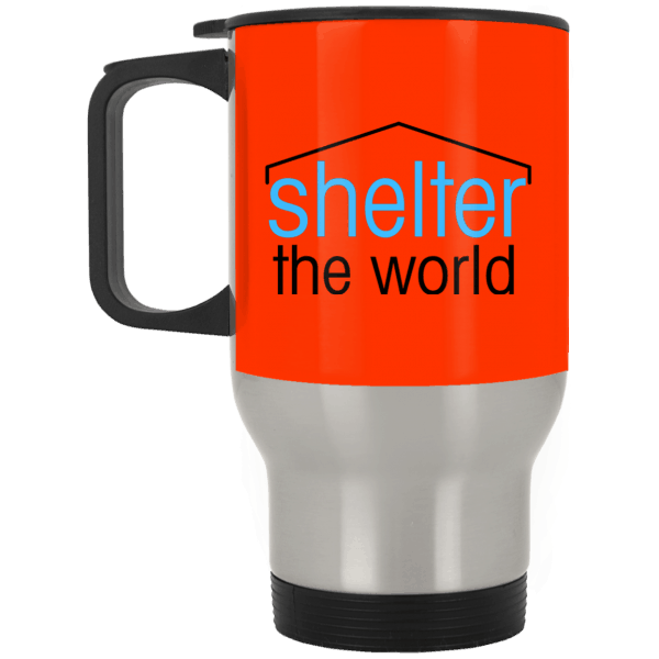 Silver Stainless Travel Mug for CHARITY