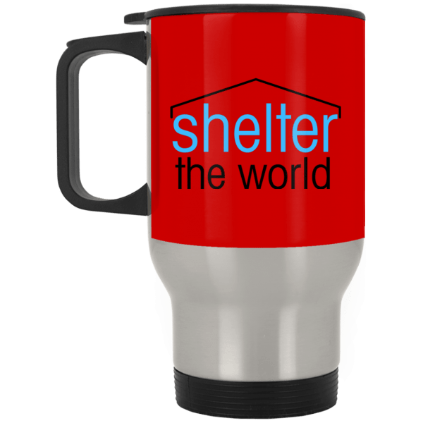 Silver Stainless Travel Mug for CHARITY