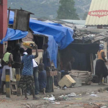 haiti market after earthquake